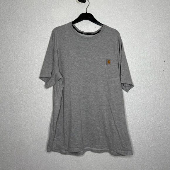 Carhartt Men's Gray Short Sleeve Tee Size XL - Picture 1 of 5